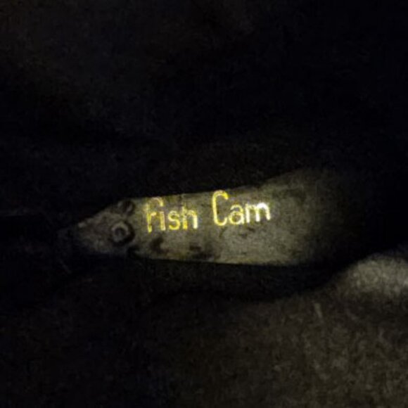 Fish Cam: Women's Black mid-calf Suede fir motif Boot , Size 6M - Picture 8 of 15